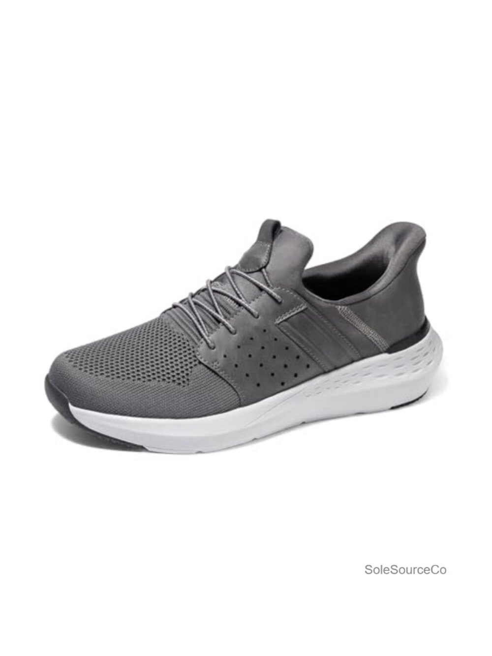 Men's Slip-on Loafers Breathable Knit Lightweight Casual Walking Shoes